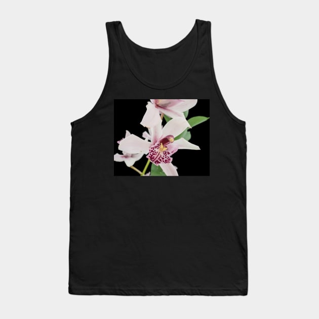 Close-up of an orchid plant Tank Top by Dolfilms